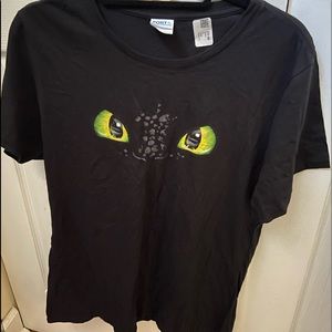 How to TrainyourDragon🐉T-shirt, Black, Size XL